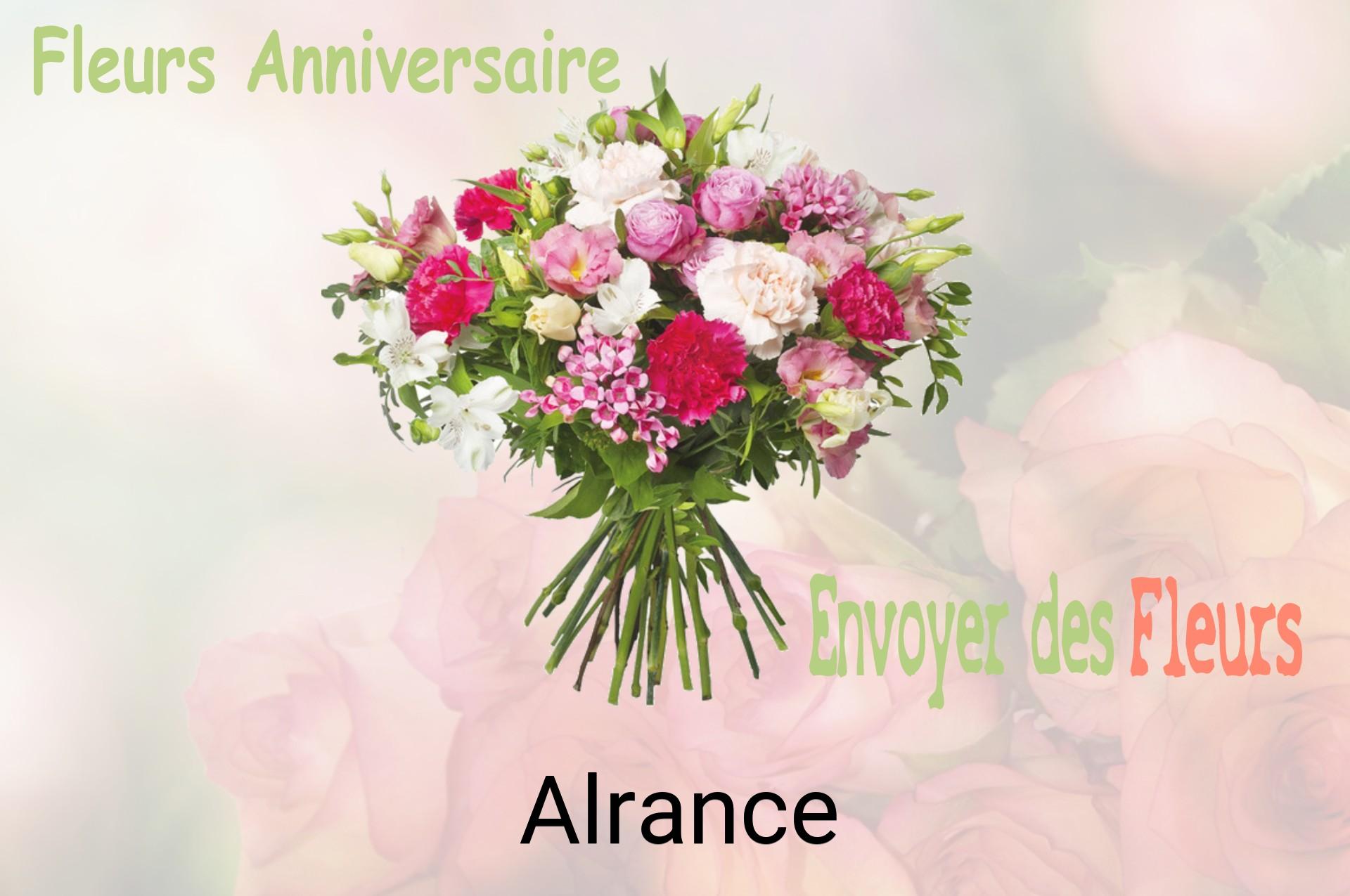 Bouquet de fleurs d’anniversaire livré à Alrance